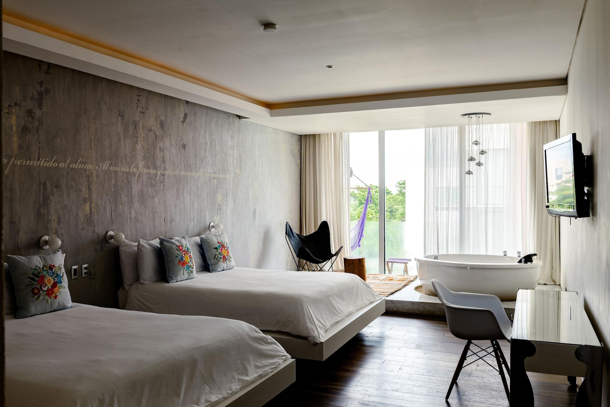 Be Playa Hotel Boutique & Rooftop Bar Playa del Carmen Exteriér fotografie