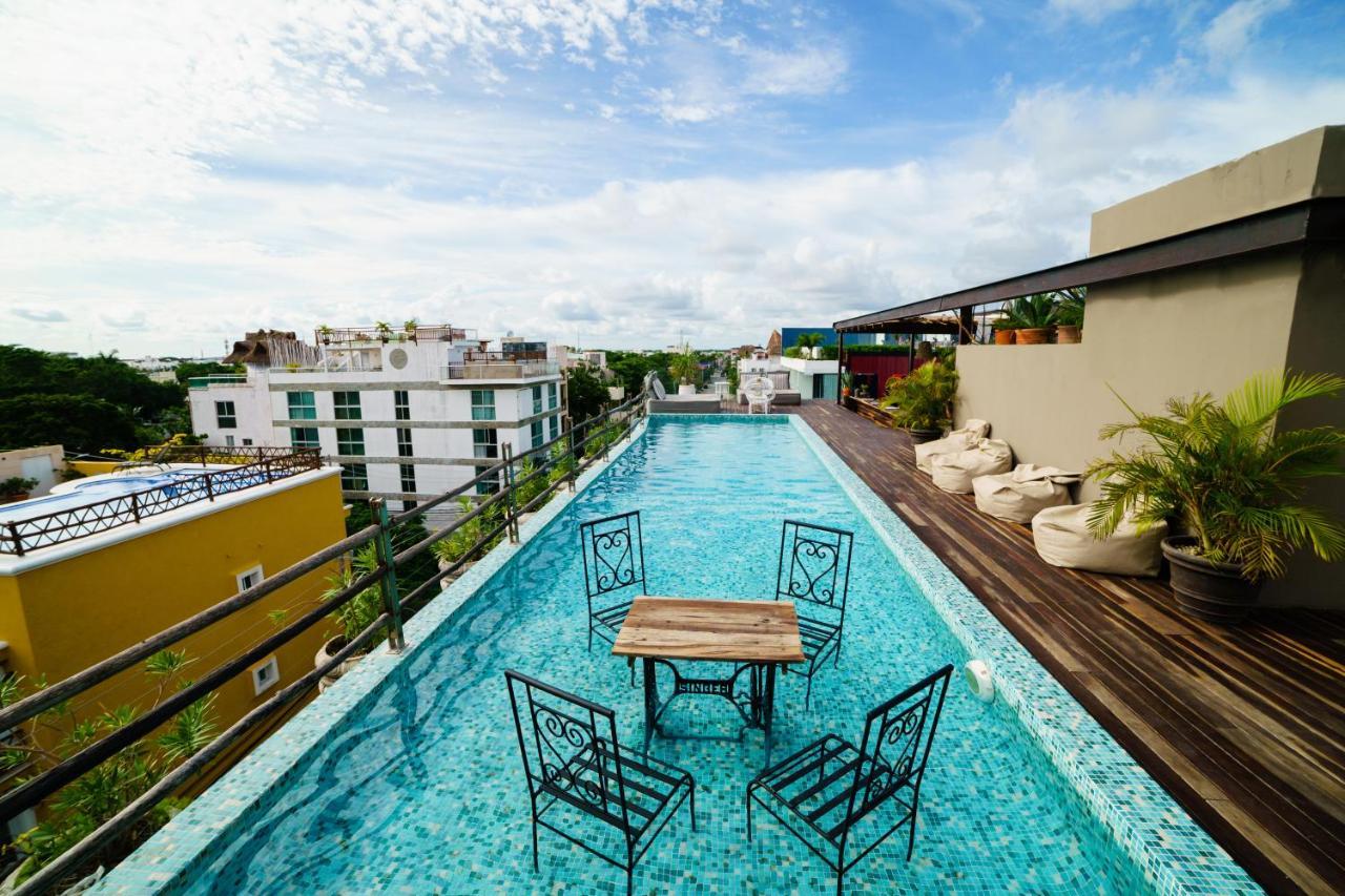 Be Playa Hotel Boutique & Rooftop Bar Playa del Carmen Exteriér fotografie