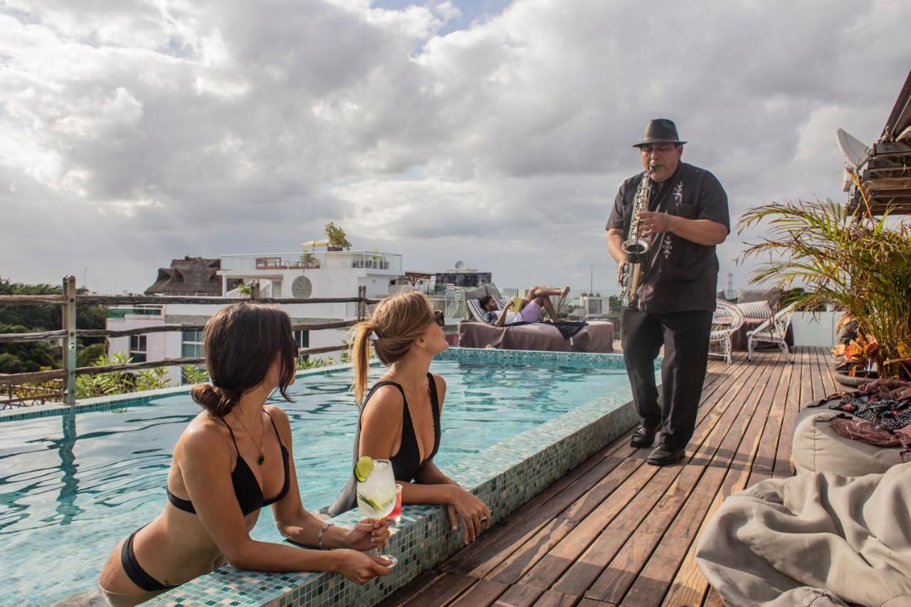 Be Playa Hotel Boutique & Rooftop Bar Playa del Carmen Exteriér fotografie
