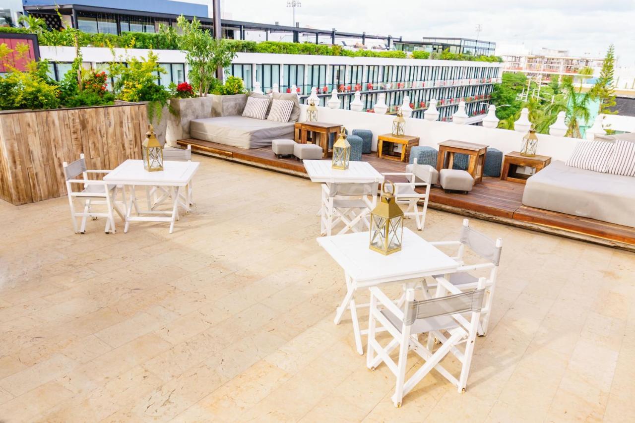 Be Playa Hotel Boutique & Rooftop Bar Playa del Carmen Exteriér fotografie